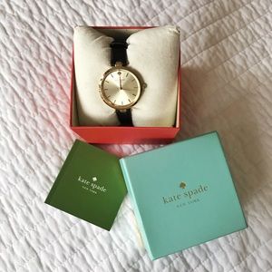 Kate Spade Black and Gold Watch